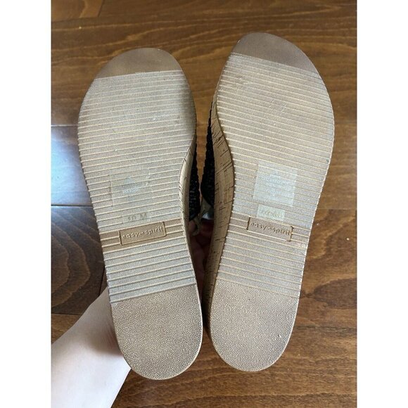 Easy Spirit  Women's 10 M Wedge Sandal Flats Black Open Toe NEW Size 10 M Woven - Picture 4 of 7